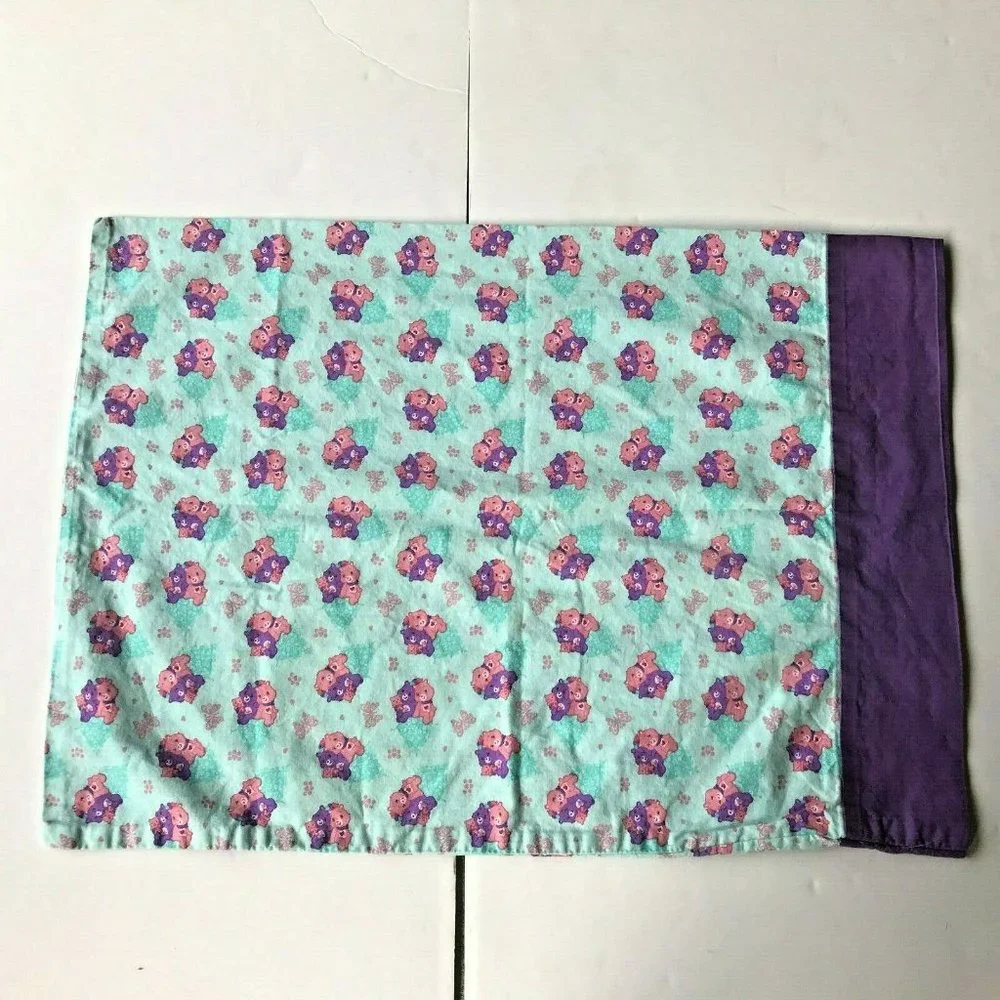 Care Bears Pillowcase Standard Butterflies Vintage